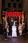 Baby Jesus Postal Office at U Zlatého Anděla and arrival of the White Lady, 10.12.2016, photo by: Lubor Mrázek