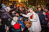 Ježíškův Poštovní úřad U Zlatého anděla a příjezd Bílé paní, 10.12.2016, foto: Lubor Mrázek