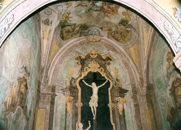 Karel Hrubeš, restored Chapel of the Resurrection in Church of St. Vitus in Český Krumlov