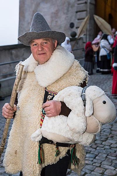 Lebende Krippe, 23.12.2016, Advent und Weihnachten in Český Krumlov