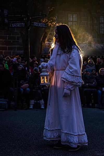 Lebende Krippe, 23.12.2016, Advent und Weihnachten in Český Krumlov