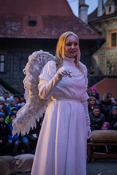 Lebende Krippe, 23.12.2016, Advent und Weihnachten in Český Krumlov