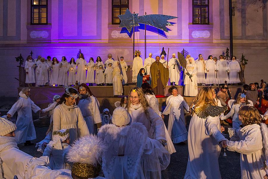 Lebende Krippe, 23.12.2016, Advent und Weihnachten in Český Krumlov