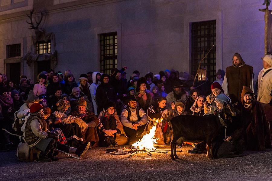 Live Nativity Scene, 23.12.2016, Advent and Christmas in Český Krumlov