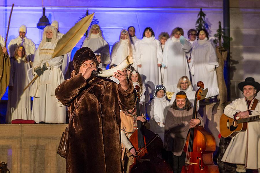 Lebende Krippe, 23.12.2016, Advent und Weihnachten in Český Krumlov