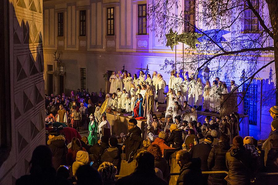 Lebende Krippe, 23.12.2016, Advent und Weihnachten in Český Krumlov