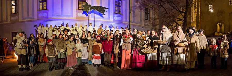 Lebende Krippe, 23.12.2016, Advent und Weihnachten in Český Krumlov