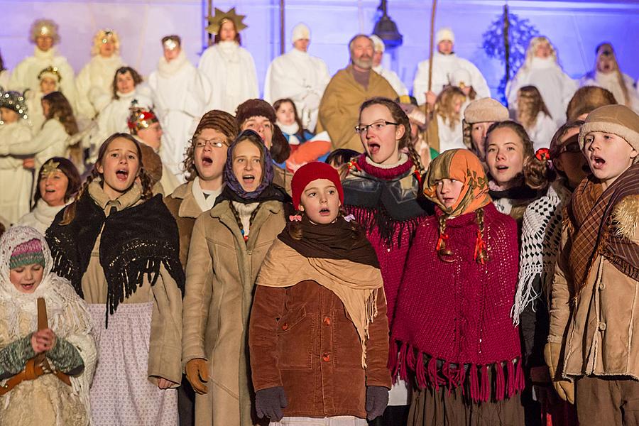 Lebende Krippe, 23.12.2016, Advent und Weihnachten in Český Krumlov