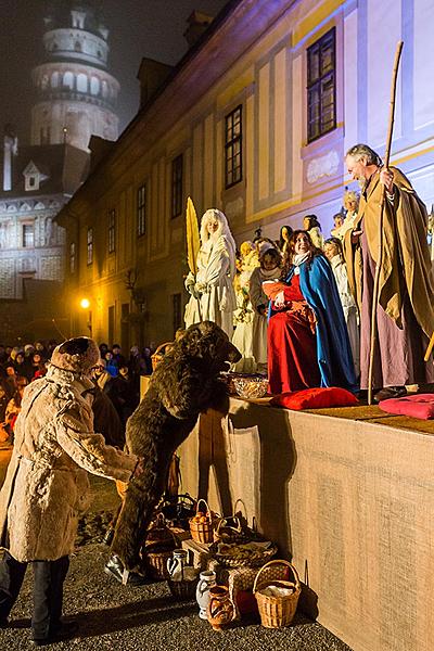 Live Nativity Scene, 23.12.2016, Advent and Christmas in Český Krumlov