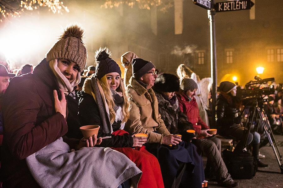 Lebende Krippe, 23.12.2016, Advent und Weihnachten in Český Krumlov