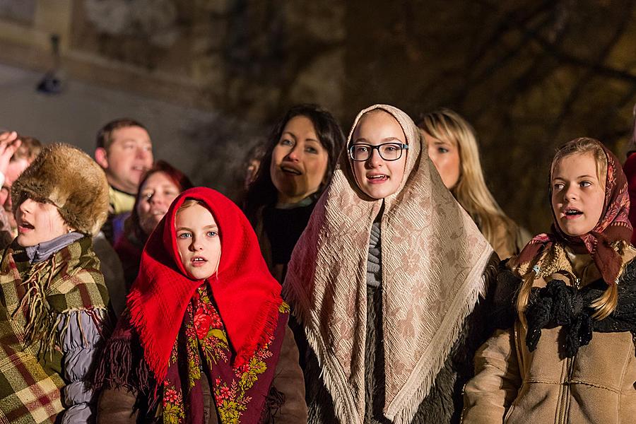 Lebende Krippe, 23.12.2016, Advent und Weihnachten in Český Krumlov