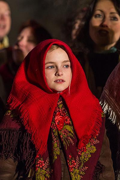 Lebende Krippe, 23.12.2016, Advent und Weihnachten in Český Krumlov