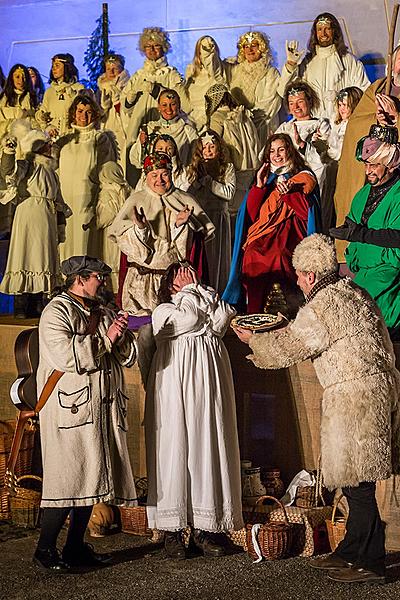 Live Nativity Scene, 23.12.2016, Advent and Christmas in Český Krumlov