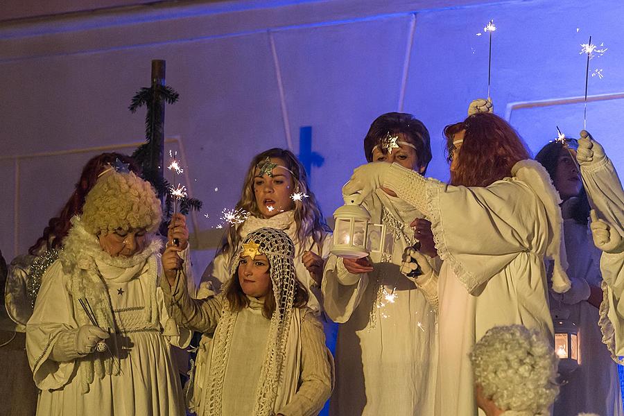Lebende Krippe, 23.12.2016, Advent und Weihnachten in Český Krumlov