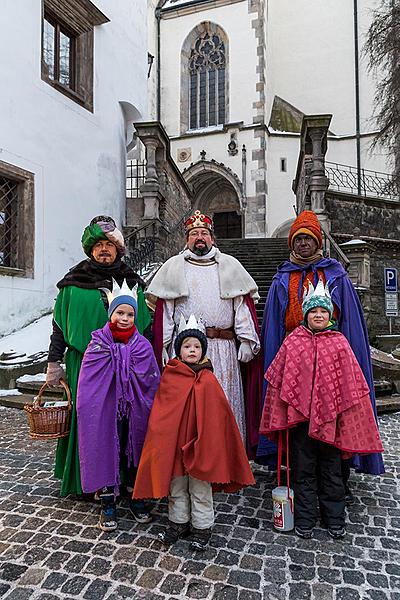 Tři králové, 6.1.2017, Advent a Vánoce v Českém Krumlově