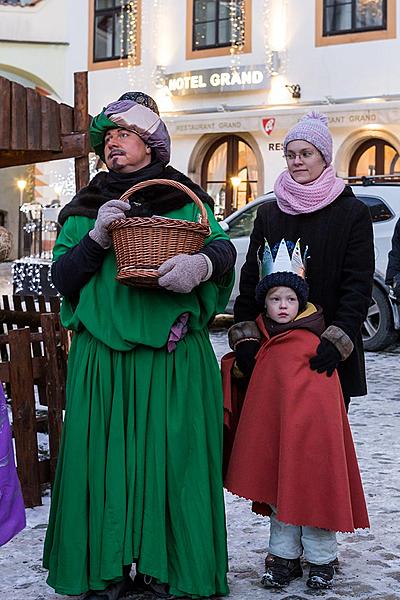 Drei Könige, 6.1.2017, Advent und Weihnachten in Český Krumlov