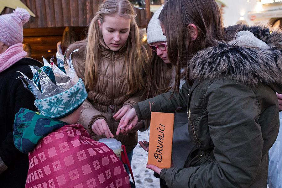 Tři králové, 6.1.2017, Advent a Vánoce v Českém Krumlově