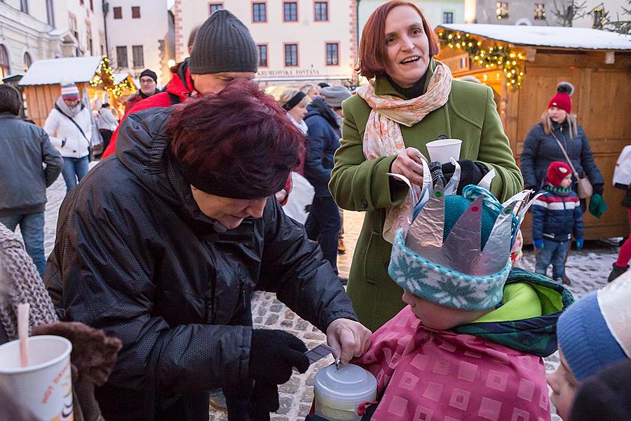 Tři králové, 6.1.2017, Advent a Vánoce v Českém Krumlově