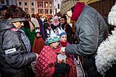 Tři králové, 6.1.2017, Advent a Vánoce v Českém Krumlově, foto: Lubor Mrázek