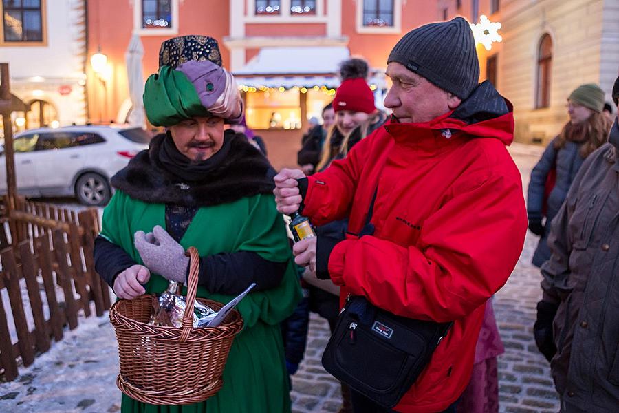 Drei Könige, 6.1.2017, Advent und Weihnachten in Český Krumlov