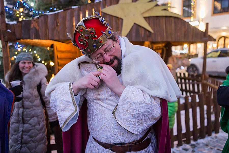 Three Kings, 6.1.2017, Advent and Christmas in Český Krumlov