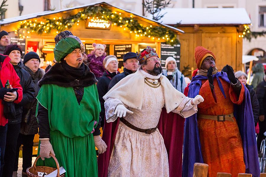 Tři králové, 6.1.2017, Advent a Vánoce v Českém Krumlově