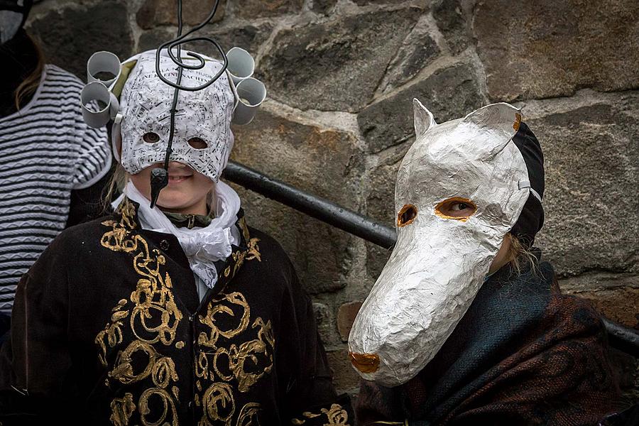 Carnival parade in Český Krumlov, 28th February 2017