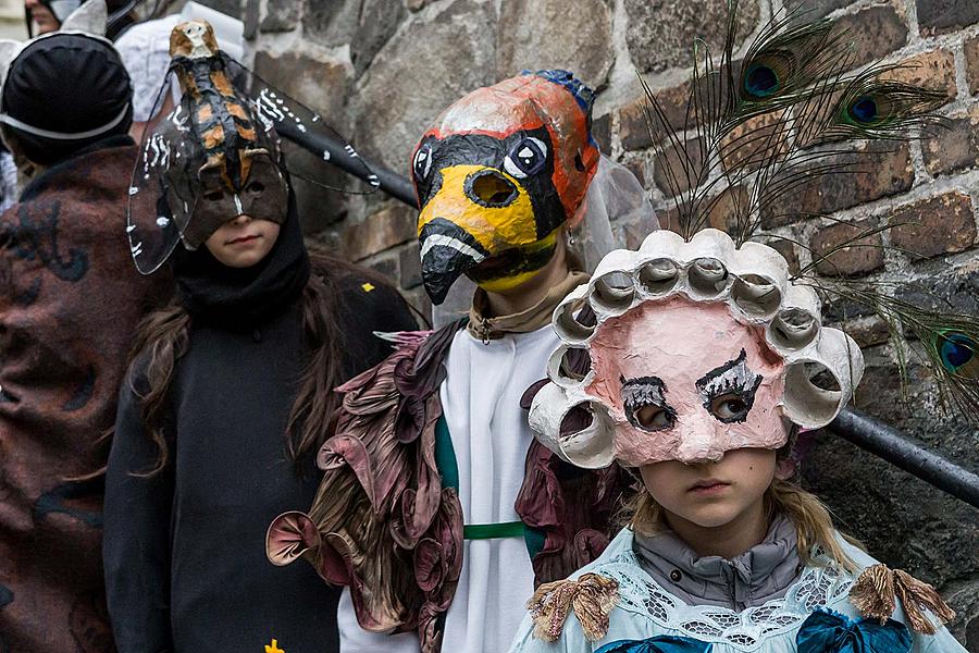 Carnival parade in Český Krumlov, 28th February 2017