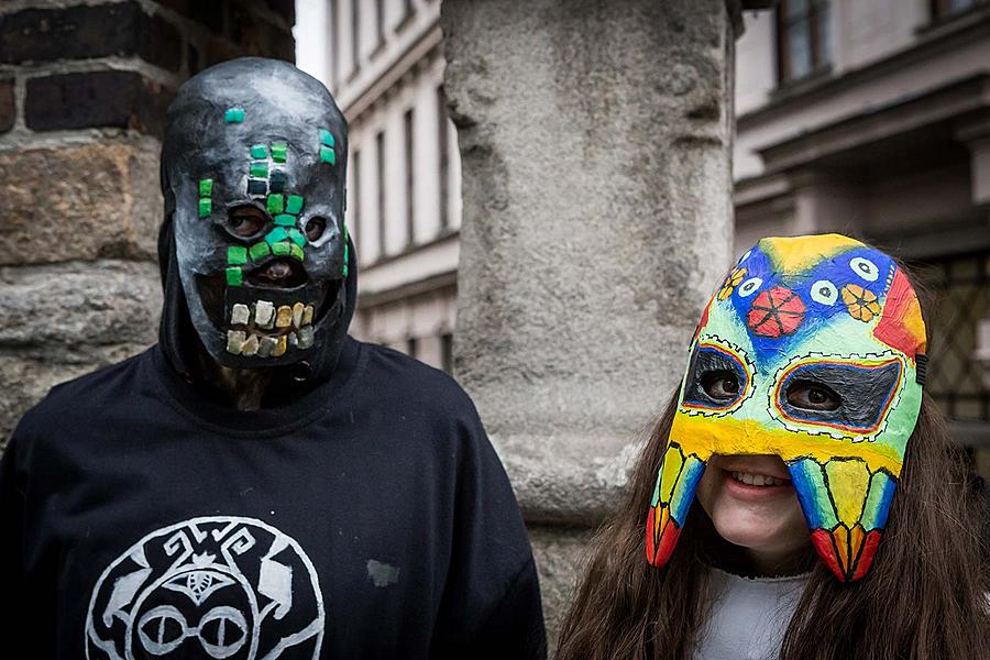 Carnival parade in Český Krumlov, 28th February 2017