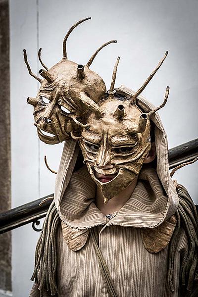 Carnival parade in Český Krumlov, 28th February 2017