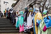 Carnival parade in Český Krumlov, 28th February 2017, photo by: Lubor Mrázek