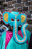 Carnival parade in Český Krumlov, 28th February 2017, photo by: Lubor Mrázek