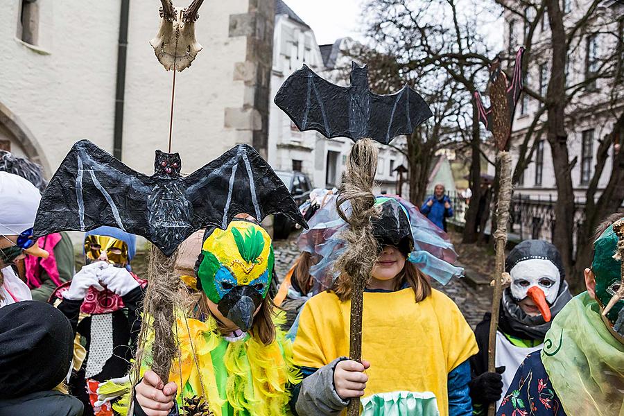 Carnival parade in Český Krumlov, 28th February 2017