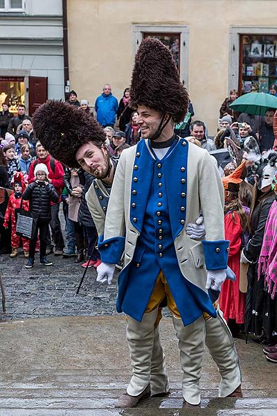 Carnival parade in Český Krumlov, 28th February 2017