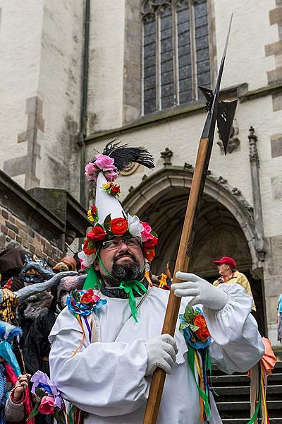 Carnival parade in Český Krumlov, 28th February 2017