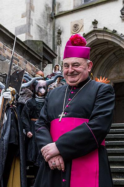 Carnival parade in Český Krumlov, 28th February 2017