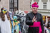 Carnival parade in Český Krumlov, 28th February 2017, photo by: Lubor Mrázek