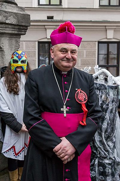 Carnival parade in Český Krumlov, 28th February 2017