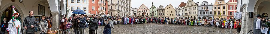 Carnival parade in Český Krumlov, 28th February 2017