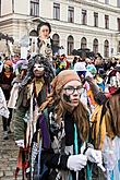 Carnival parade in Český Krumlov, 28th February 2017, photo by: Lubor Mrázek