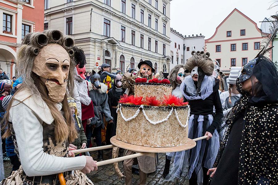 Karnevalsumzug, 28. Februar 2017, Fasching Český Krumlov