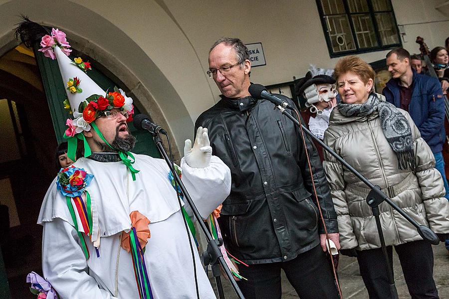 Masopustní průvod v Českém Krumlově, 28. února 2017