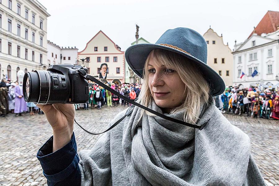 Carnival parade in Český Krumlov, 28th February 2017