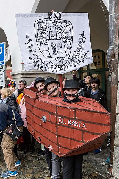 Karnevalsumzug, 28. Februar 2017, Fasching Český Krumlov