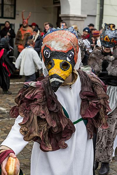 Carnival parade in Český Krumlov, 28th February 2017