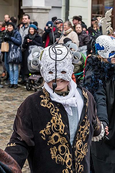 Carnival parade in Český Krumlov, 28th February 2017