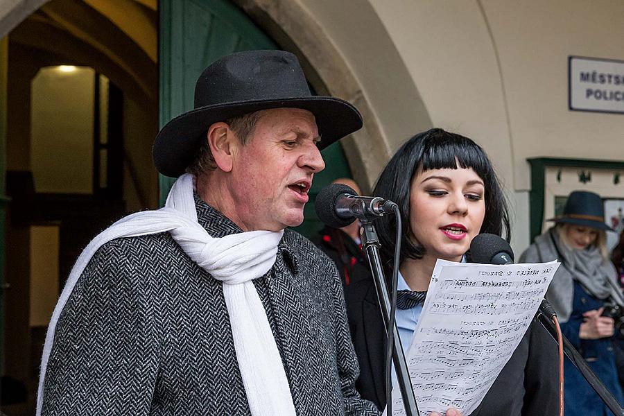 Carnival parade in Český Krumlov, 28th February 2017