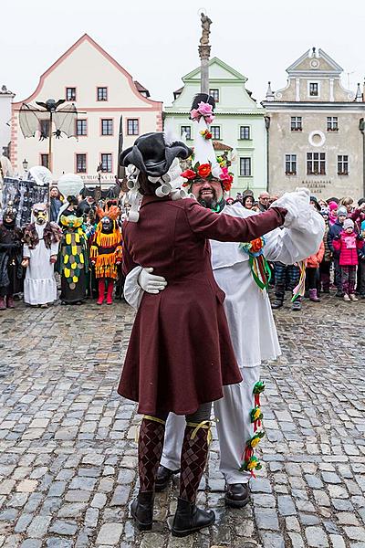 Masopustní průvod v Českém Krumlově, 28. února 2017