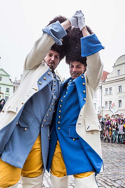 Carnival parade in Český Krumlov, 28th February 2017