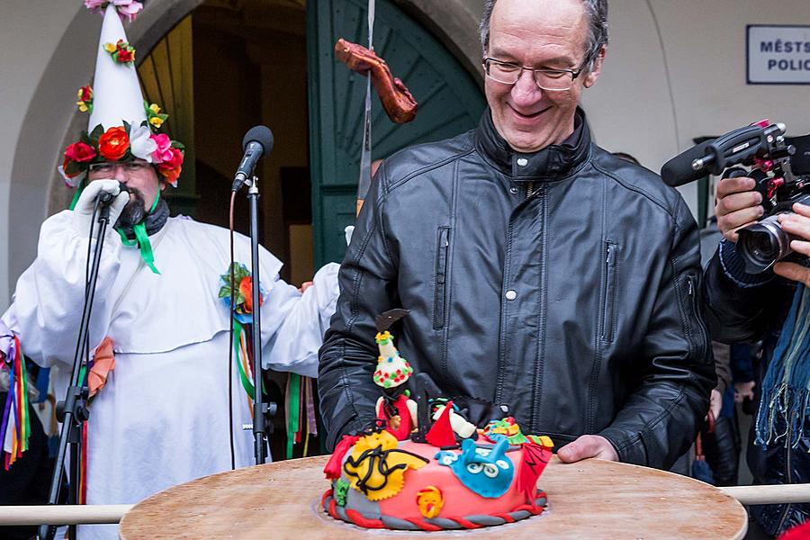 Carnival parade in Český Krumlov, 28th February 2017